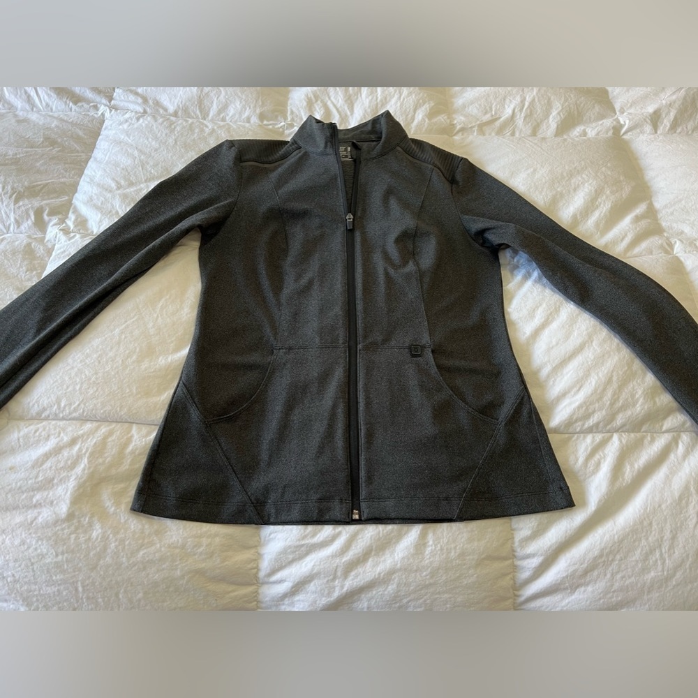 5.11 Tactical Womens Tessa Full Zip Jacket Sweatshirt Charcoal SZ Medium.